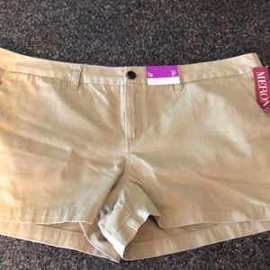 NWT tan shorts